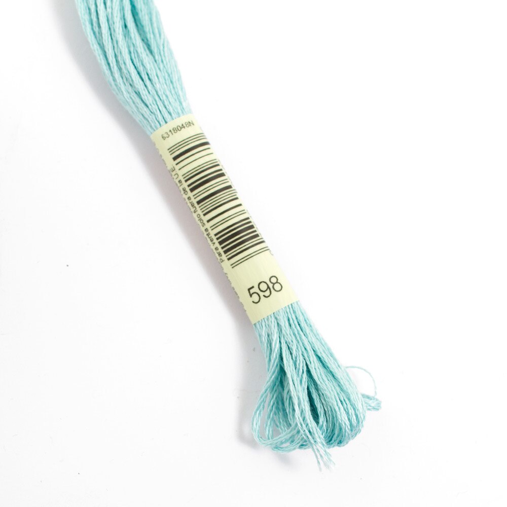 Sewing Supplies, Art & School, DMC, 6 strand, Embroidery floss, 50171, Light Turquoise